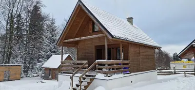 Obiekt Klimatyczne drewniane Domki Jagodna-Spalona 6D jacuzzi sauna,trasy rowerowe zimą