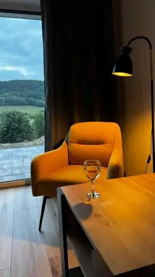Część wypoczynkowa w obiekcie Domki na Stronie C