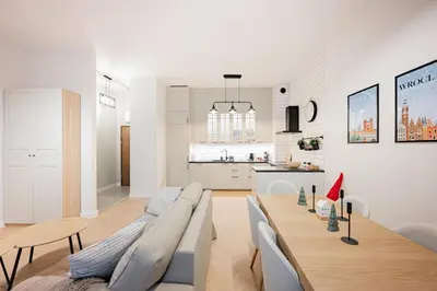 Kuchnia lub aneks kuchenny w obiekcie Apartament Botanique