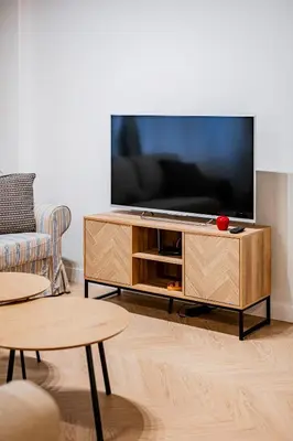 Telewizja i/lub zestaw kina domowego w obiekcie Apartament Botanique