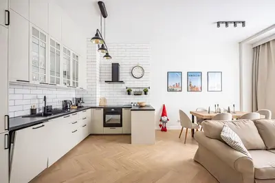 Kuchnia lub aneks kuchenny w obiekcie Apartament Botanique