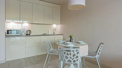 Kuchnia lub aneks kuchenny w obiekcie VacationClub - Tignes Apartament 22