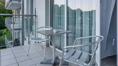 Balkon lub taras w obiekcie VacationClub - Tignes Apartament 22