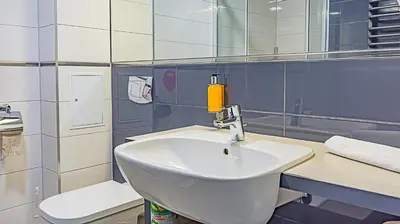 Łazienka w obiekcie VacationClub - Tignes Apartament 22