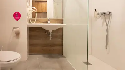 Łazienka w obiekcie VacationClub - Aparthotel Czarna Góra Apartament 219