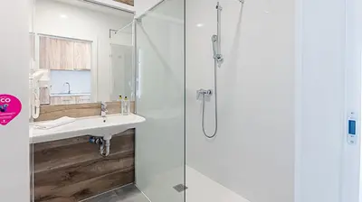 Łazienka w obiekcie VacationClub - Aparthotel Czarna Góra Apartament 323