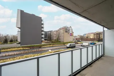 Budynek, w którym mieści się apartament