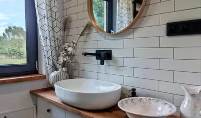 Plan piętra w obiekcie Dom z bala sauna jacuzzi Saunowisko