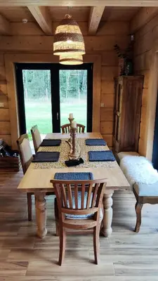 Plan piętra w obiekcie Dom z bala sauna jacuzzi Saunowisko