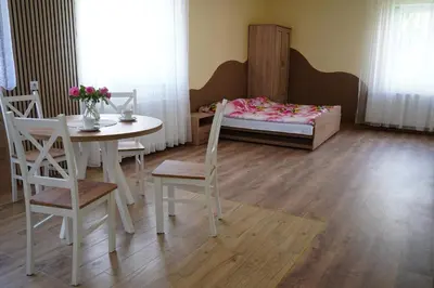 Łóżko lub łóżka w pokoju w obiekcie Agroturystyka Marianówek