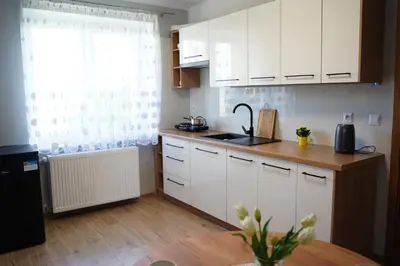 Kuchnia lub aneks kuchenny w obiekcie Agroturystyka Marianówek