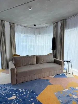Część wypoczynkowa w obiekcie Apartament 406 Prezydent Biała Perła