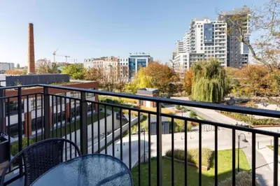 Balkon lub taras w obiekcie Central Wroclaw Apartment - City Center - One Bedroom Apartment - JP19