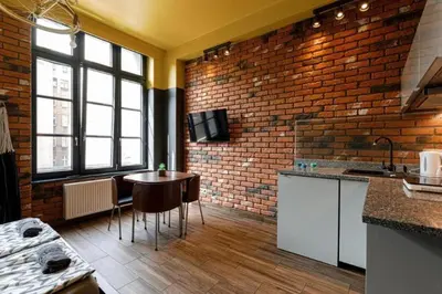 Kuchnia lub aneks kuchenny w obiekcie Close-Central Wroclaw Apartment - Main Rail Station - Kosciuszki 28