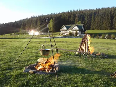 Plan piętra w obiekcie Gościniec Janowa Góra - Agroturystyka
