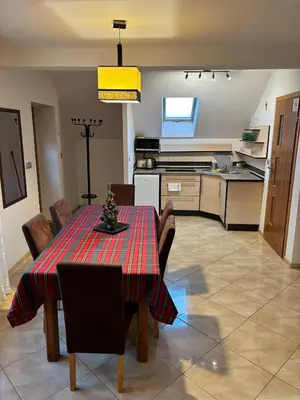 Kuchnia lub aneks kuchenny w obiekcie Agroturystyka pod lasem