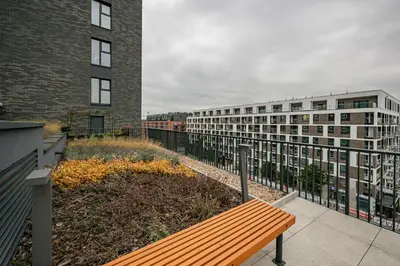 Budynek, w którym mieści się apartament