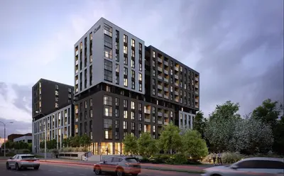 Budynek, w którym mieści się apartament
