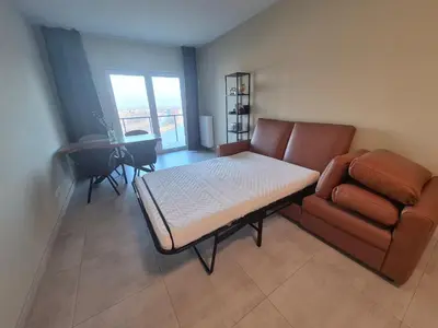 Część wypoczynkowa w obiekcie 17th Floor with River View Panorama