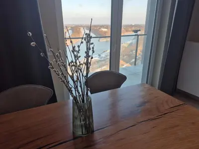 Widok na góry z tego apartamentu