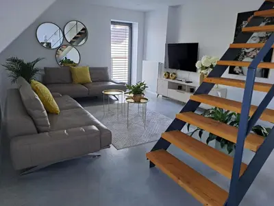 Telewizja i/lub zestaw kina domowego w obiekcie ArtApart