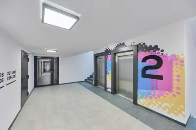 Plan piętra w obiekcie Rent like home - Spacious Studio with Balcony Słonimskiego 2