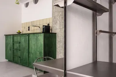 Kuchnia lub aneks kuchenny w obiekcie Wolne Pokoje I Boutique Apartments