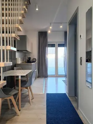 Kuchnia lub aneks kuchenny w obiekcie Apartament Jana Pawła