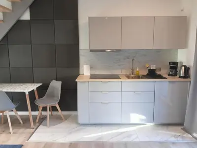 Kuchnia lub aneks kuchenny w obiekcie Apartament Jana Pawła