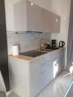 Kuchnia lub aneks kuchenny w obiekcie Apartament Jana Pawła
