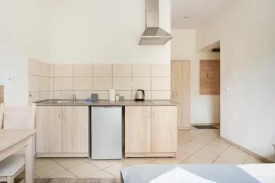 Kuchnia lub aneks kuchenny w obiekcie 4 Apartamenty W Centrum