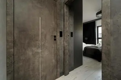 Łóżko lub łóżka w pokoju w obiekcie Stylish Apartment with Parking Wrocław by Noclegi Renters