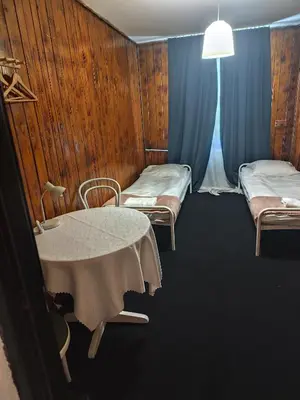 Łóżko lub łóżka w pokoju w obiekcie Zloty Rog