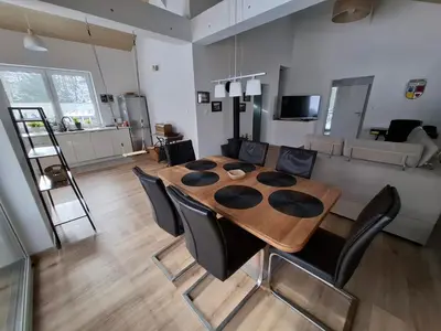 Telewizja i/lub zestaw kina domowego w obiekcie Apartamenty Kudowski Potok