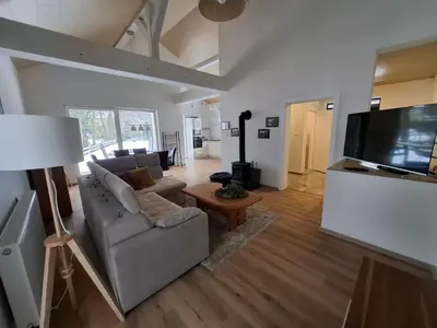 Telewizja i/lub zestaw kina domowego w obiekcie Apartamenty Kudowski Potok