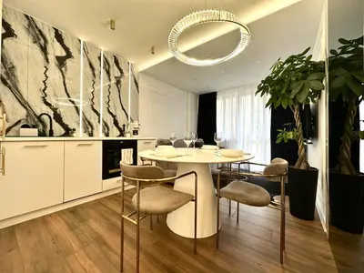 Część wypoczynkowa w obiekcie Wita Stwosza 14 Apartment - Check-In 20h - Parking