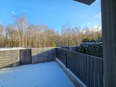 Balkon lub taras w obiekcie Apartament Vici nad jeziorem Nyskim