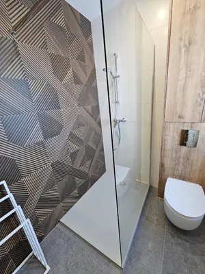 Łazienka w obiekcie Apartament Vici nad jeziorem Nyskim