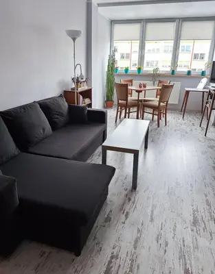 Część wypoczynkowa w obiekcie Słoneczny apartament w Kudowie Zdrój