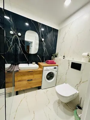 Łazienka w obiekcie Apartamenty Dębowa 8 Leśny Zakątek