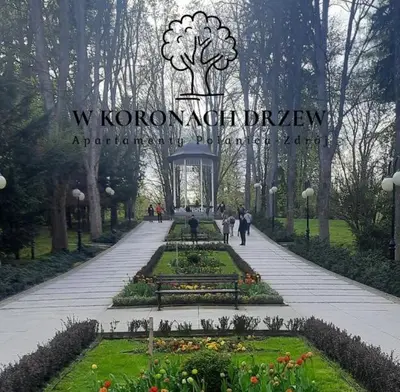 Ogród w obiekcie W KORONACH DRZEW Apartamenty Polanica-Zdrój