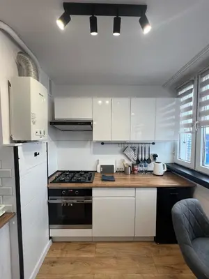 Kuchnia lub aneks kuchenny w obiekcie Apartament Galactica