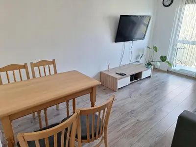 Telewizja i/lub zestaw kina domowego w obiekcie Mała dziupla
