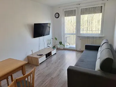 Telewizja i/lub zestaw kina domowego w obiekcie Mała dziupla