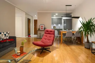 Część wypoczynkowa w obiekcie Premium Island Apartment, Tectum Apartments