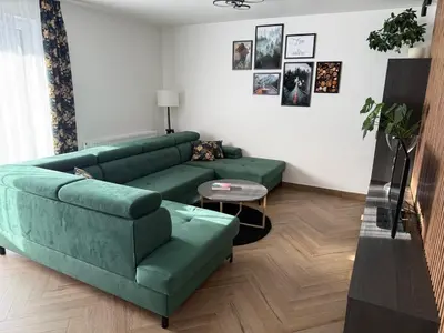 Część wypoczynkowa w obiekcie Apartament Elegancka Husarska