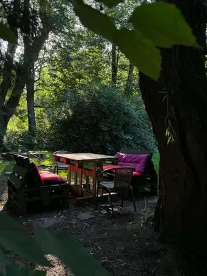 Ogród w obiekcie Wytchnienie