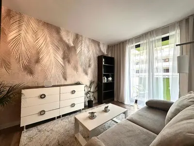 Część wypoczynkowa w obiekcie Nyska Apartment - Self Check-In 20h - Parking
