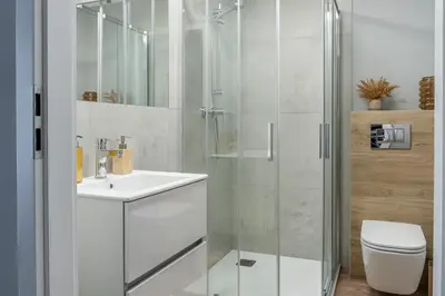 Łazienka w obiekcie RentPlanet - Studio Zwycięska