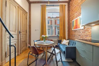 Część wypoczynkowa w obiekcie Oak Doors Apartament w Rynku - ProperUNIT